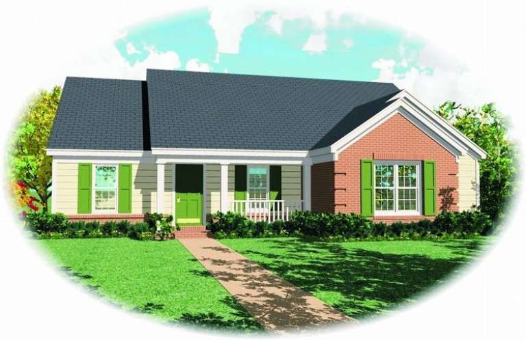 House Plan House Plan #7210 Front Elevation