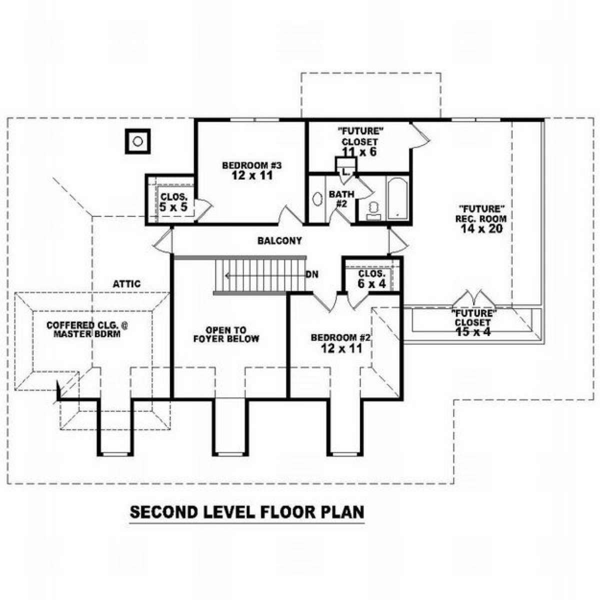 Floorplan 2 for House Plan #053-00592