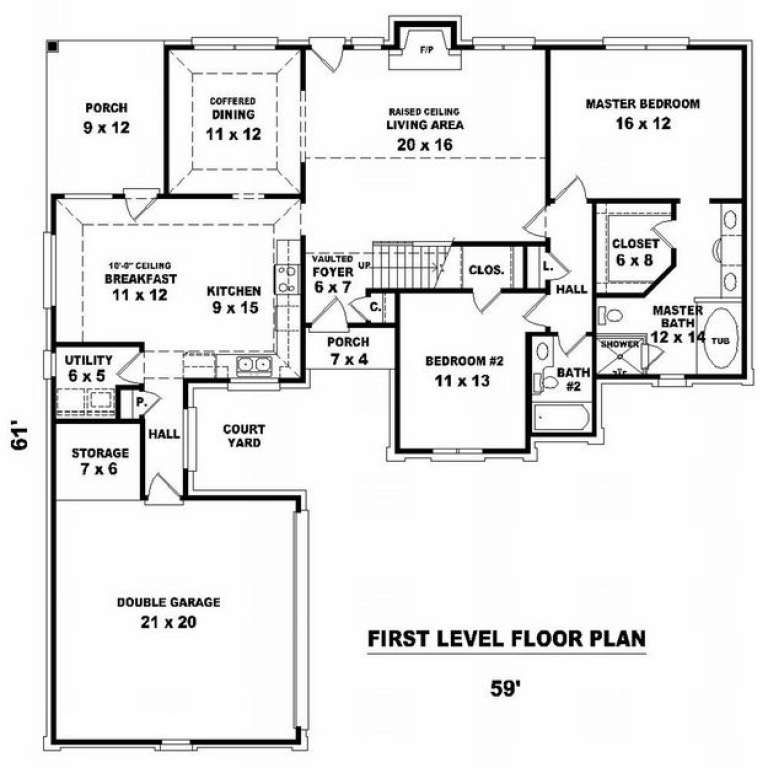 House Plan House Plan #7225 Drawing 1