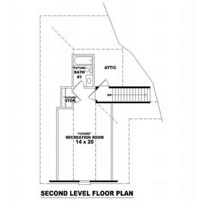 Floorplan 2 for House Plan #053-00607