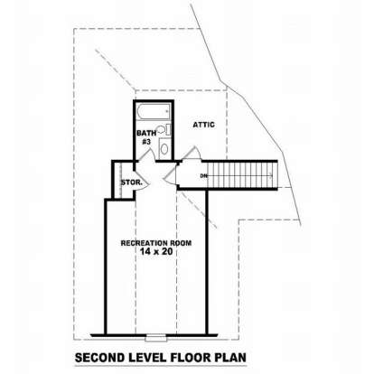 Floorplan 2 for House Plan #053-00610