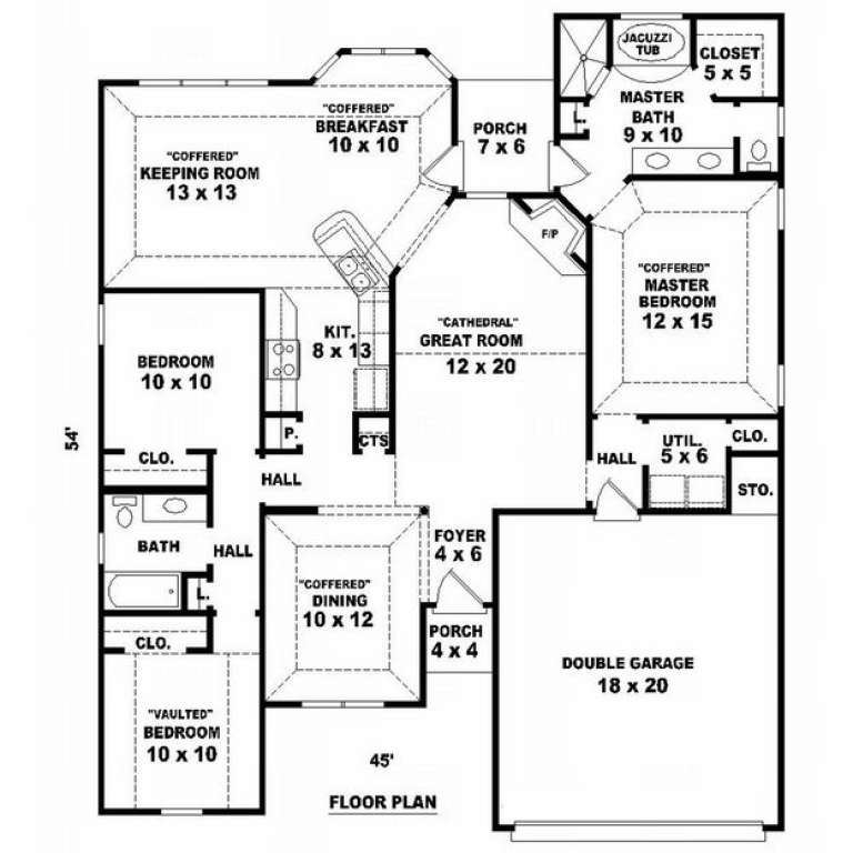 House Plan House Plan #7232 Drawing 1