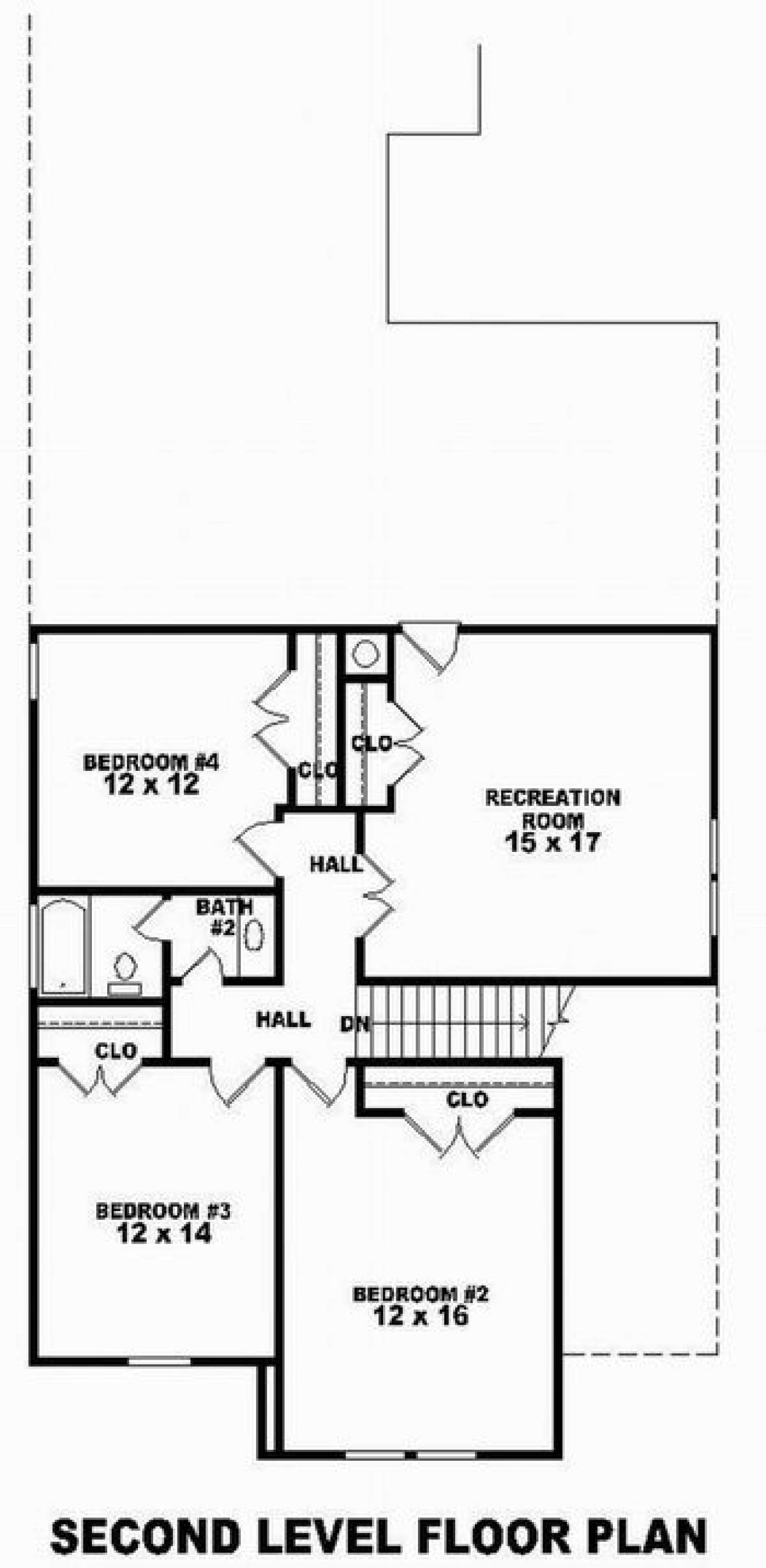 Floorplan 2 for House Plan #053-00612