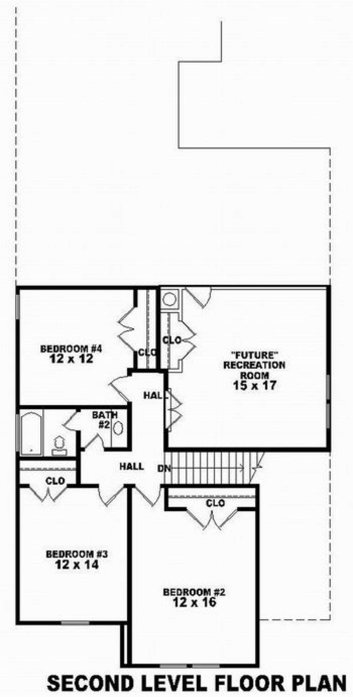 Floorplan 2 for House Plan #053-00615