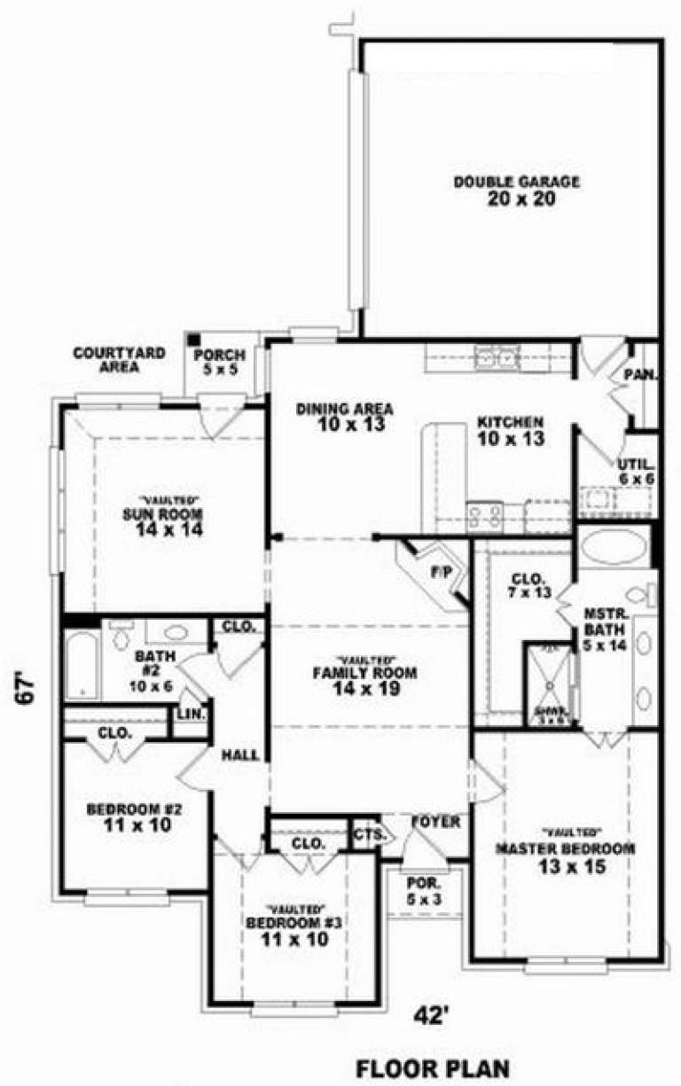 House Plan House Plan #7239 Drawing 1