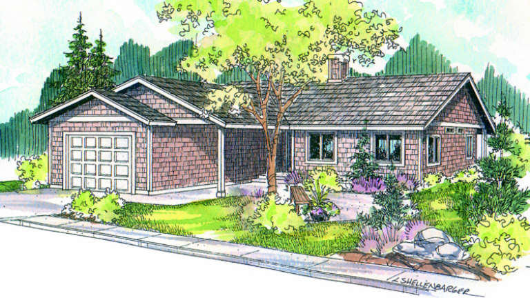 House Plan House Plan #725 Front Elevation