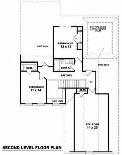 Floorplan 2 for House Plan #053-00630