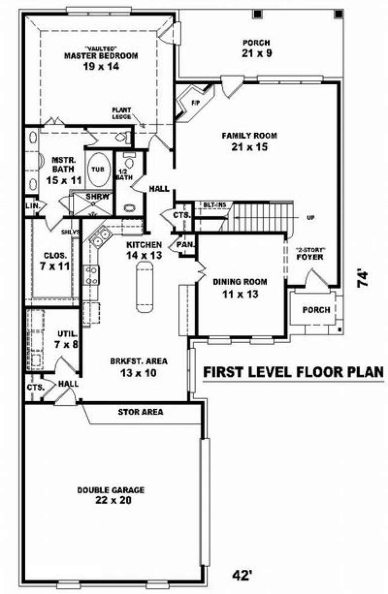 House Plan House Plan #7259 Drawing 1