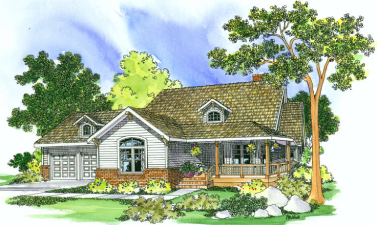 House Plan House Plan #726 Front Elevation