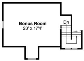 Second Floor for House Plan #035-00077
