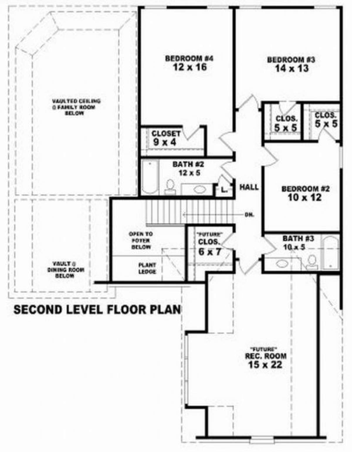 Floorplan 2 for House Plan #053-00641