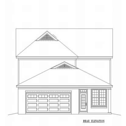 Traditional House Plan #053-00642 Elevation Photo