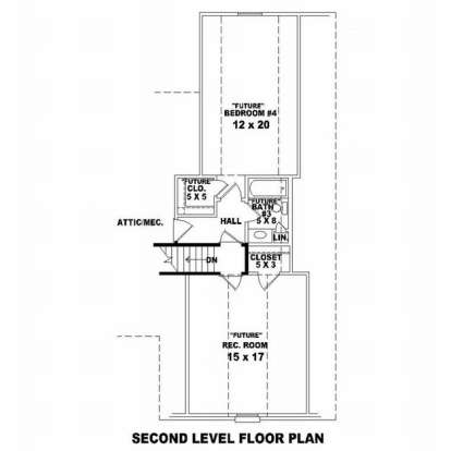 Floorplan 2 for House Plan #053-00645