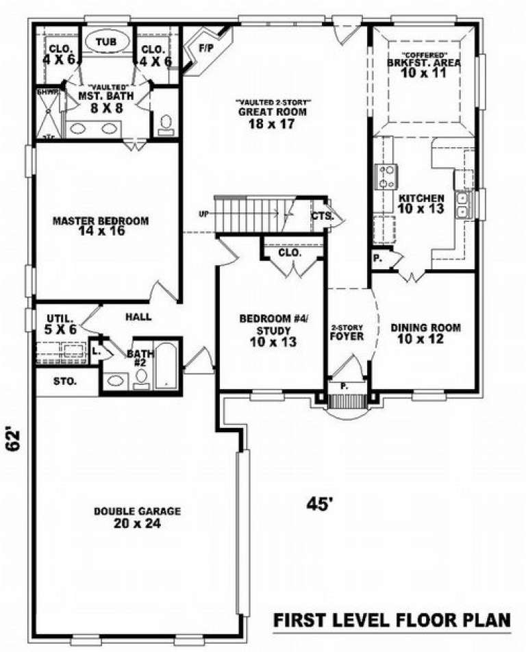 House Plan House Plan #7268 Drawing 1