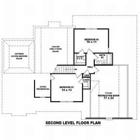 Floorplan 2 for House Plan #053-00661