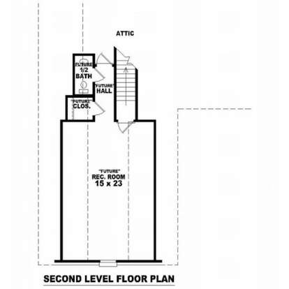 Floorplan 2 for House Plan #053-00668