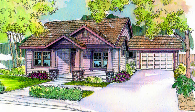House Plan House Plan #730 Front Elevation