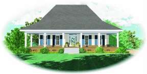 Southern House Plan #053-00714 Elevation Photo