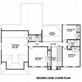 Floorplan 2 for House Plan #053-00723