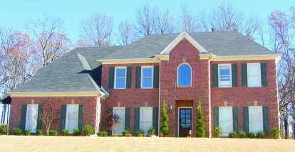 European House Plan #053-00726 Elevation Photo
