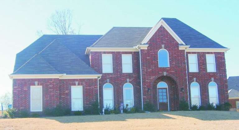 French Country House Plan #053-00727 Elevation Photo