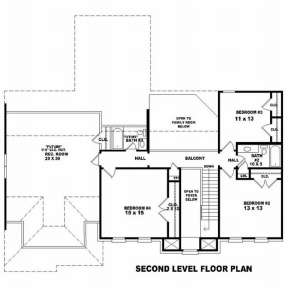 Floorplan 2 for House Plan #053-00727