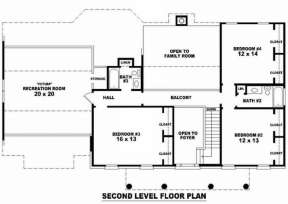 Floorplan 2 for House Plan #053-00731