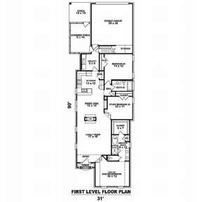 Floorplan 1 for House Plan #053-00736