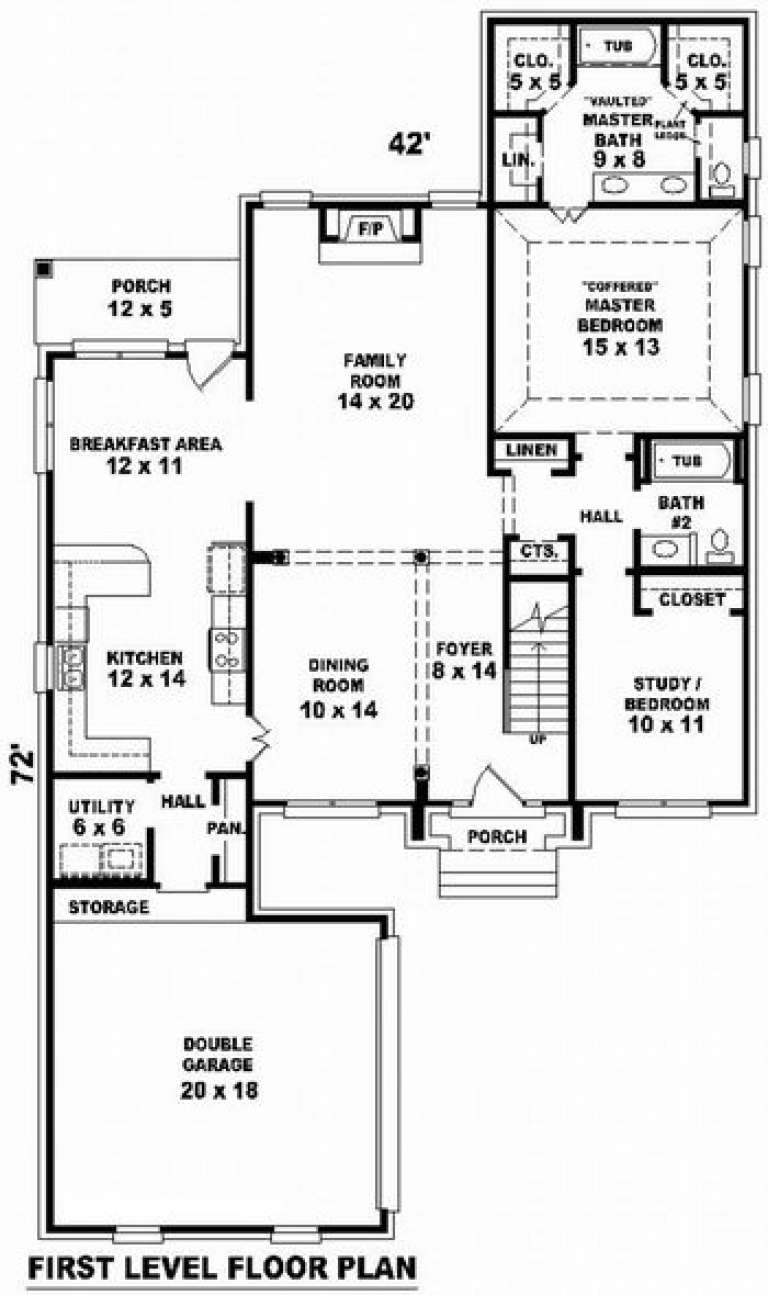 House Plan House Plan #7365 Drawing 1