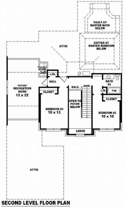 Floorplan 2 for House Plan #053-00744