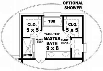 Floorplan 3 for House Plan #053-00744