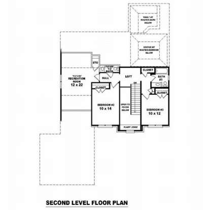 Floorplan 2 for House Plan #053-00746
