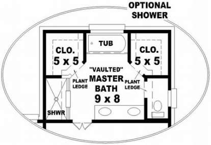 Floorplan 3 for House Plan #053-00748