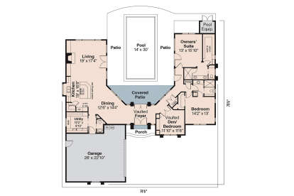 Main Floor  for House Plan #035-00086