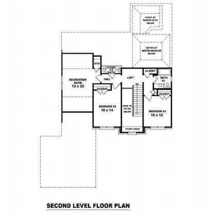 Floorplan 2 for House Plan #053-00751