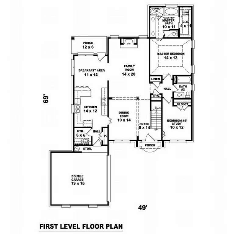 House Plan House Plan #7373 Drawing 1