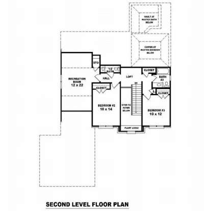 Floorplan 2 for House Plan #053-00752