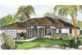 Mediterranean House Plan #035-00087 Elevation Photo