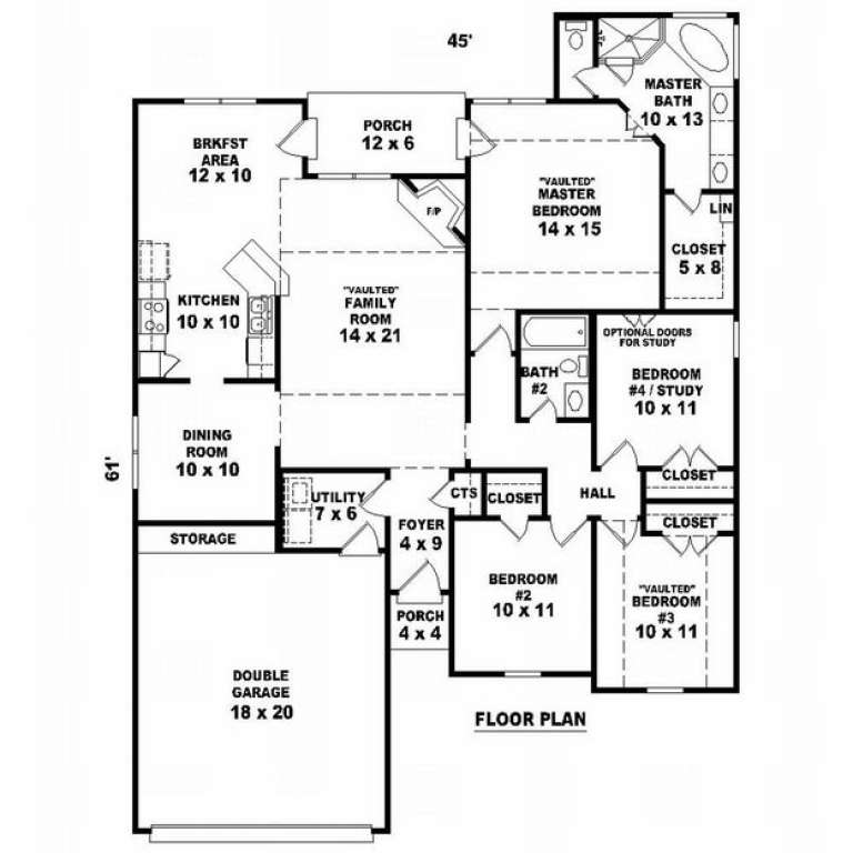 House Plan House Plan #7385 Drawing 1