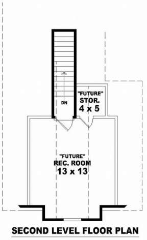 Floorplan 2 for House Plan #053-00768