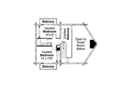 Second Floor for House Plan #035-00088