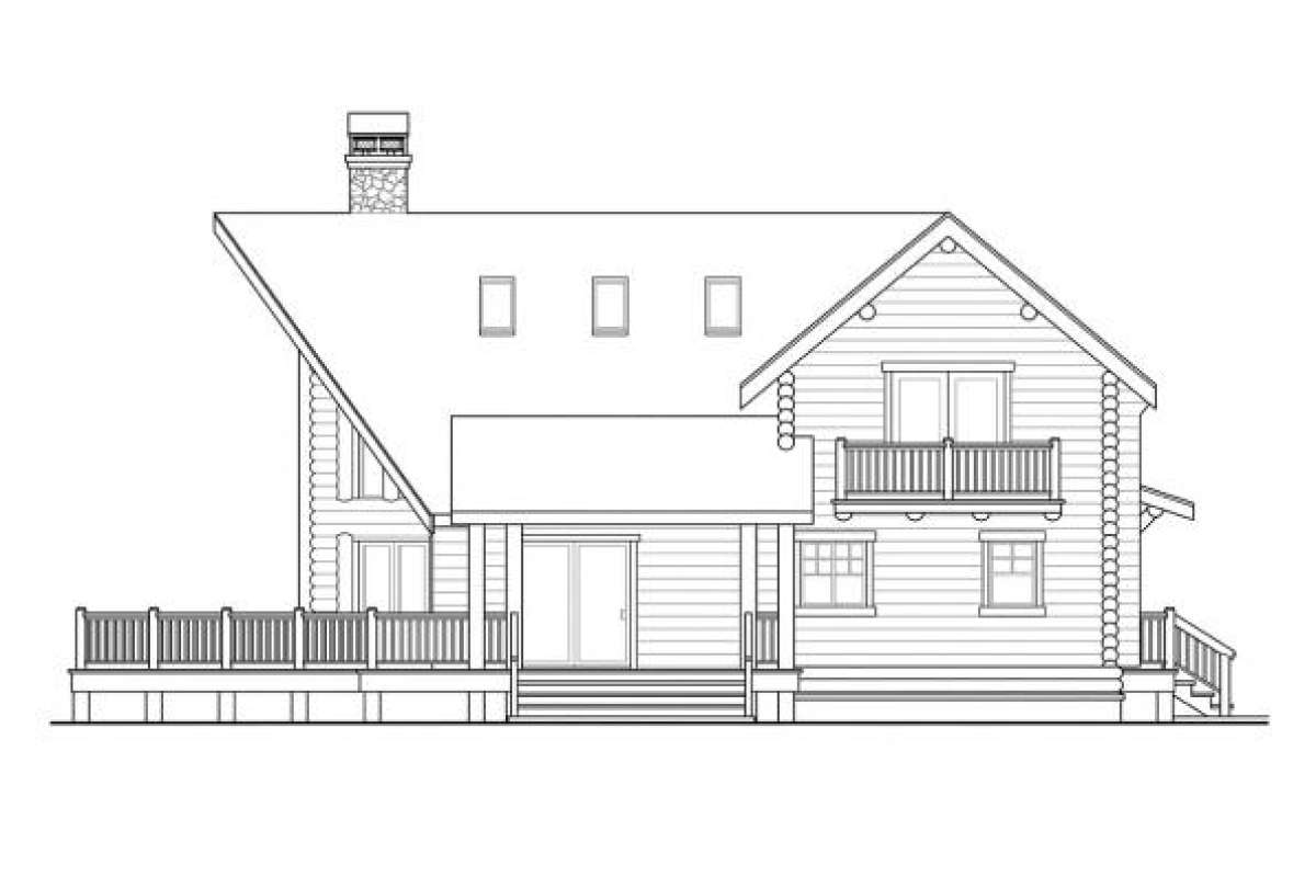 Cabin House Plan #035-00088 Additional Photo
