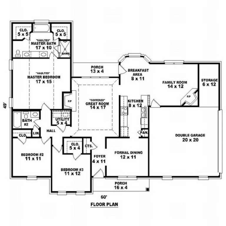 House Plan House Plan #7394 Drawing 1