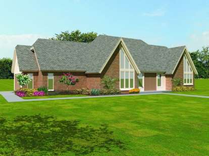 3 Bed, 2 Bath, 2676 Square Foot House Plan - #053-00774