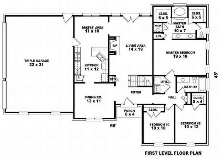 House Plan House Plan #7398 Drawing 1