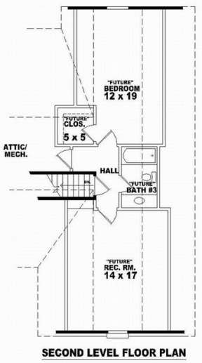 Floorplan 2 for House Plan #053-00777