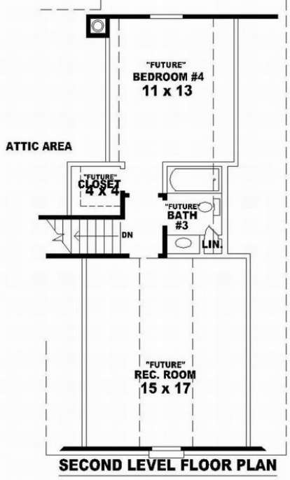 Floorplan 2 for House Plan #053-00778