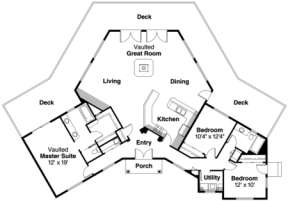 Floorplan for House Plan #035-00089