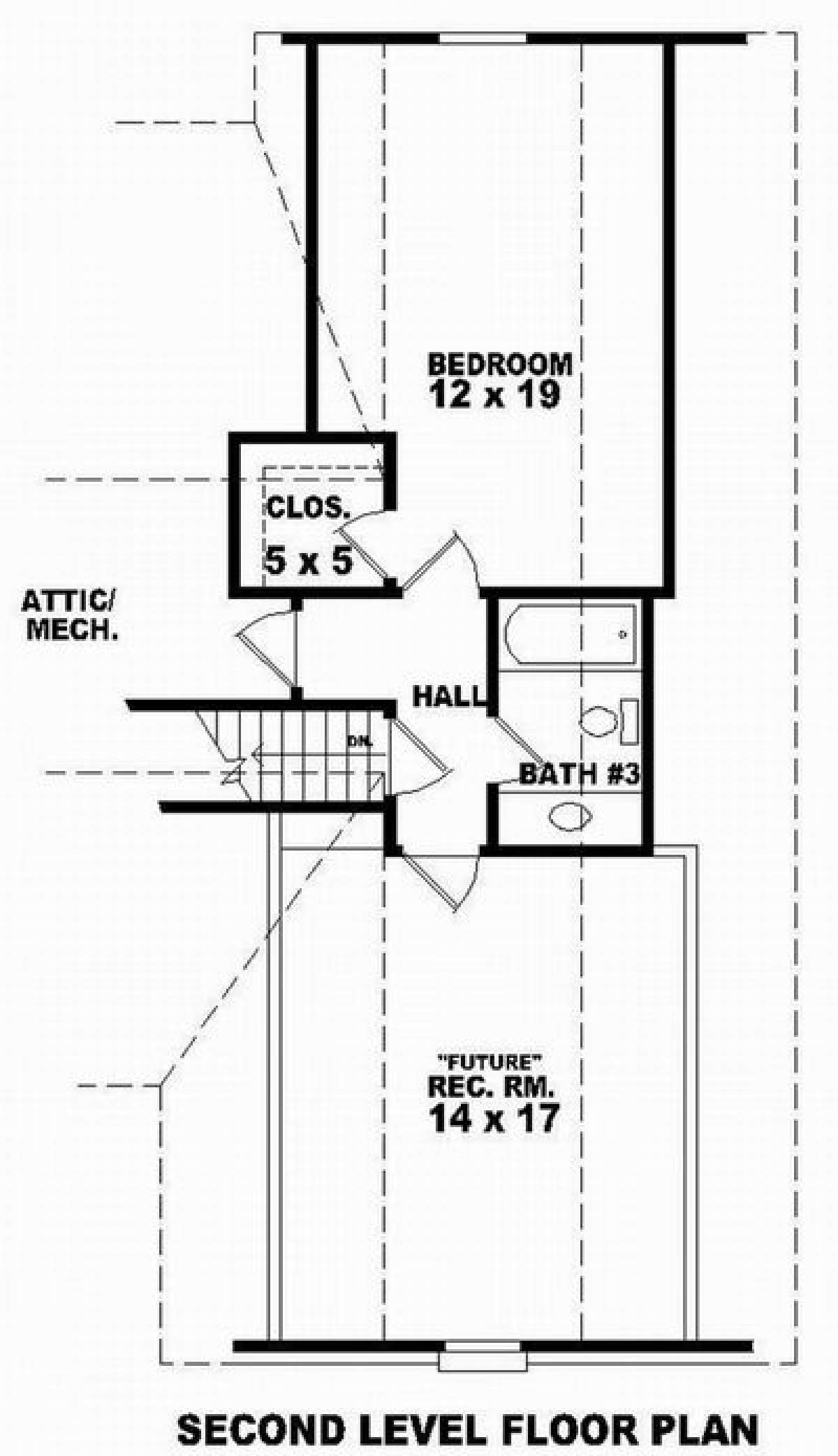 Floorplan 2 for House Plan #053-00781