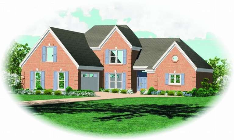 House Plan House Plan #7411 Front Elevation
